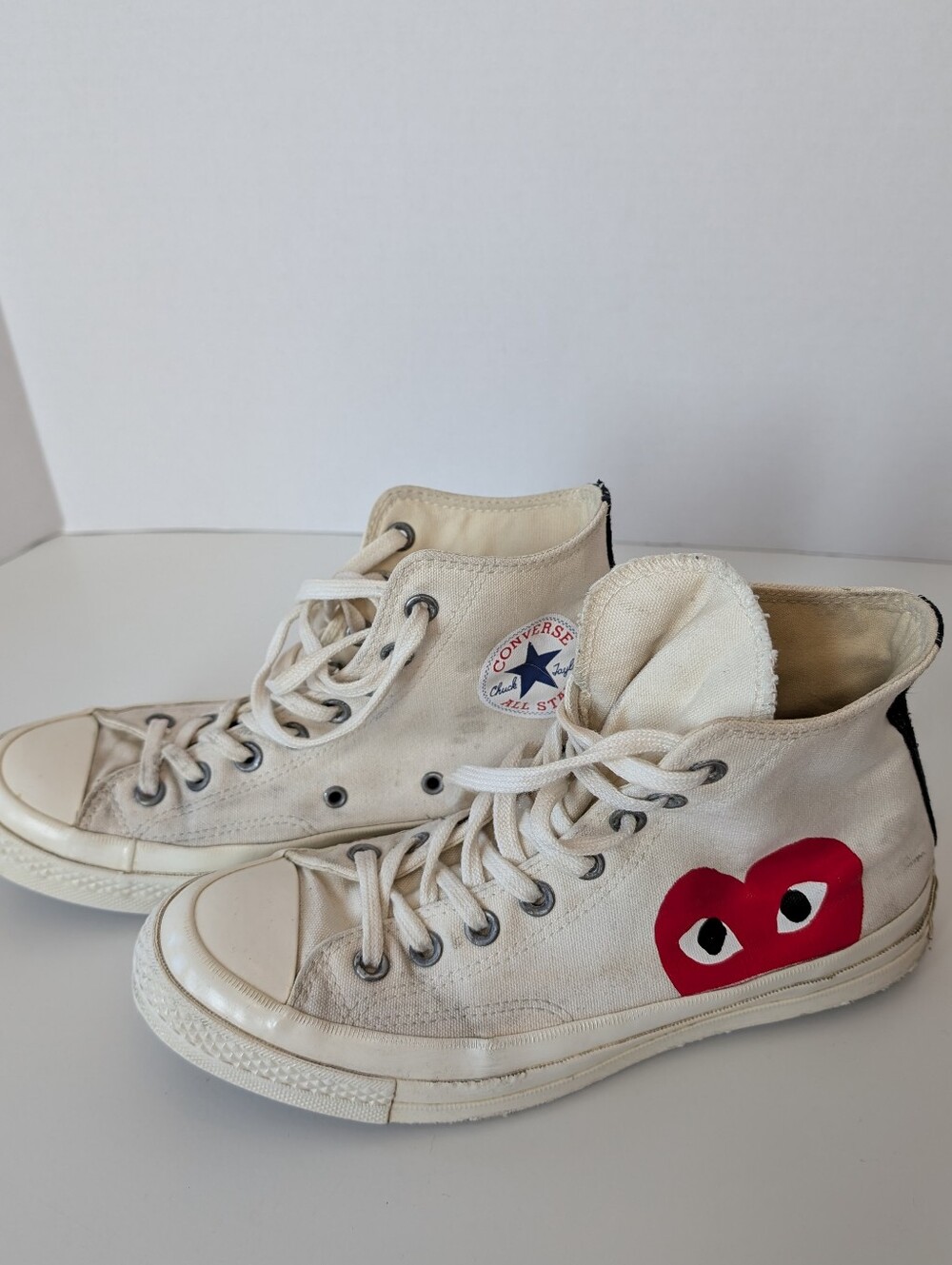 Converse x Comme des Garçons PLAY Chuck 70 High Top Sneakers‎